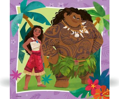 Детски пъзел Disney Vaiana 3x49  Ravensburger 12004102 