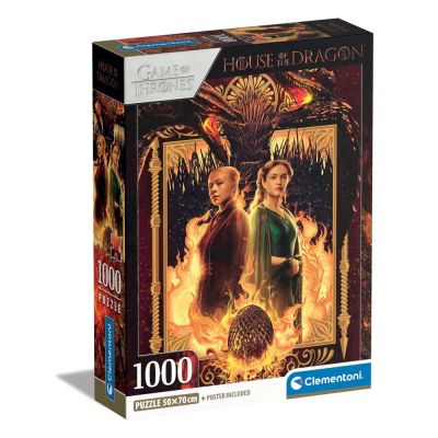 Детски пъзел House of The Dragon 1000ч. CLEMENTONI 39903