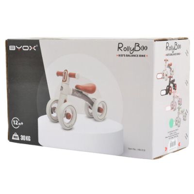 Мини баланс велосипед RollyBoo Byox pink