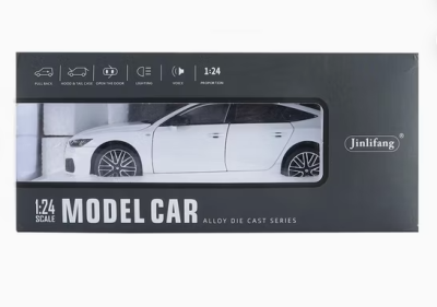 Метален автомобил Audi A7 1/24 blue