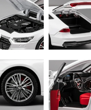 Метален автомобил Audi A7 1/24 Black