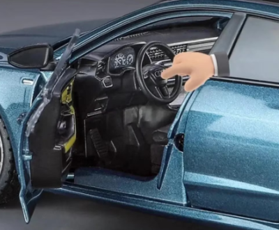Метален автомобил Audi A7 1/24 Black