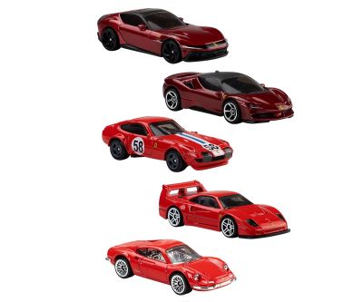 Комплект метални колички Ferrari Hot Wheels JLN12  