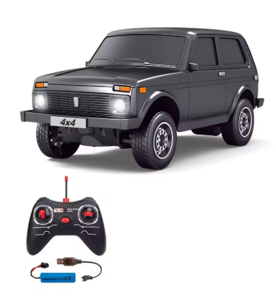 Джип с радио контрол Lada Niva OFF-ROAD черен