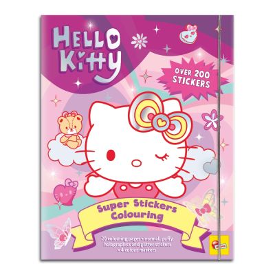Книжка за оцветяване Hello Kitty Lisciani 