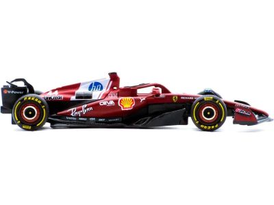 Метална кола Ferrari SF-25 #44 Люис Хамилтън Формула 1 Bburago 1:64 