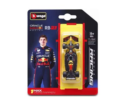 Метална кола Oracle Red Bull Racing RB21 #1 Макс Верстапен Формула 1 Bburago 1:64 
