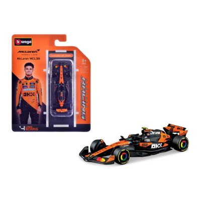 Метална кола McLaren MCL39 #4 Lando Norris Формула 1 Bburago 1:64 