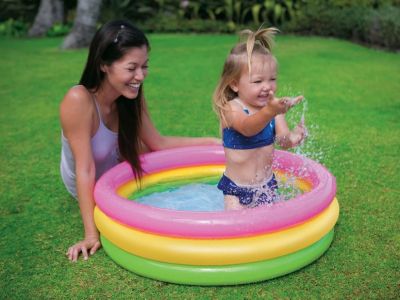Бебешки надуваем басейн Sunset Glow 86 х 25 см INTEX 58924NP