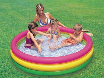 Детски надуваем басейн Sunset Glow 147 х 33 см INTEX 57422NP 
