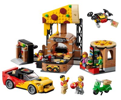 Конструктор Доставка на пица с превозни средства LEGO City 60496