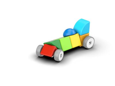 Магнитен конструктор Колички Magicube Geomag G309