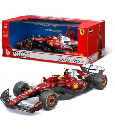 Метална количка Ferrari F1 SF-25 #44 Луис Хамилтън Formula 1 1:18 Bburago 18/16816