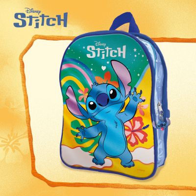 Раница с комплект за рисуване Stitch 2 в 1 Lisciani