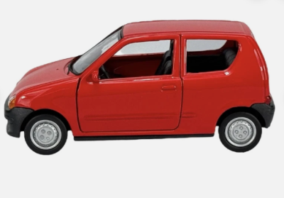Метална кола Fiat Seicento Welly 1:34