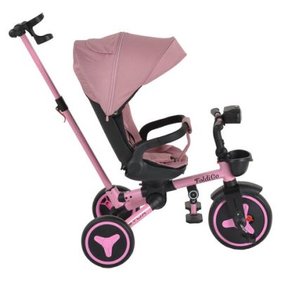 Сгъваема триколка Byox FoldiGo розов