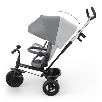 Триколка със сенник KinderKraft ASTON PLUS СИВА