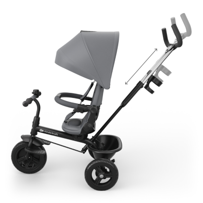 Триколка със сенник KinderKraft ASTON PLUS СИВА