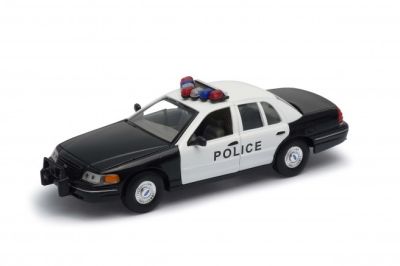 Метална кола Ford Crown Victoria Police Welly 1:24 