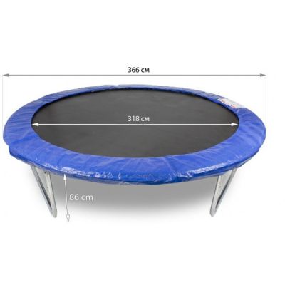 Buba Детски батут с мрежа и стълба 12FT (366 см)