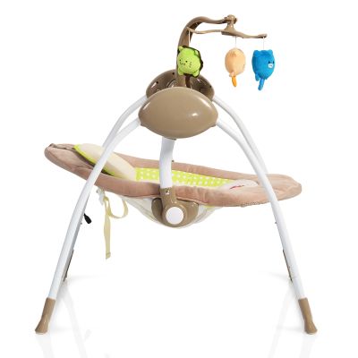 Cangaroo Бебешка люлка Baby Swing+ розов цвят