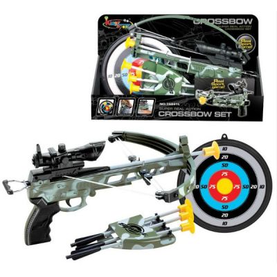 Детски арбалет с мишена и стрели