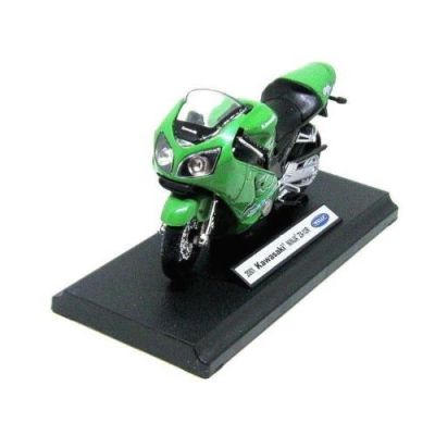 Колекционерски мотор Kawasaki Ninja ZX-12R Welly 1:18 