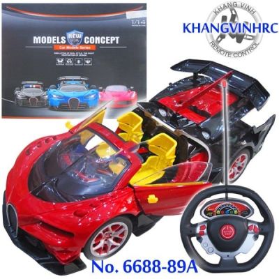 Спортна кола радио контрол волан Bugati 