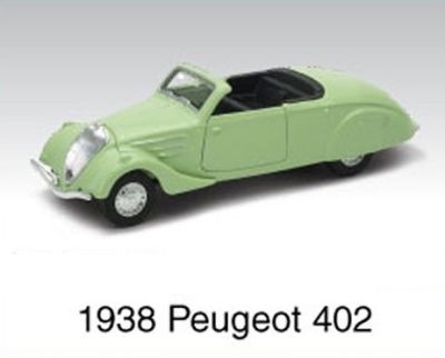 Метален ретро автомобил Peugeot 402 1938 1:34-39