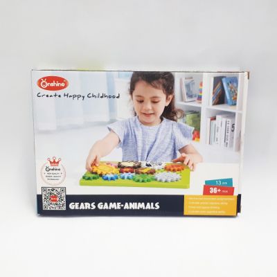 Дървена креативна игра животни 6904