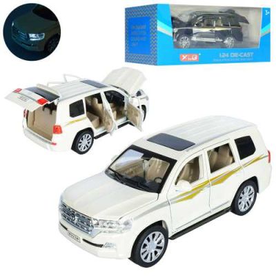 Метален автомобил със зук и светлини Toyota Land Cruiser V8