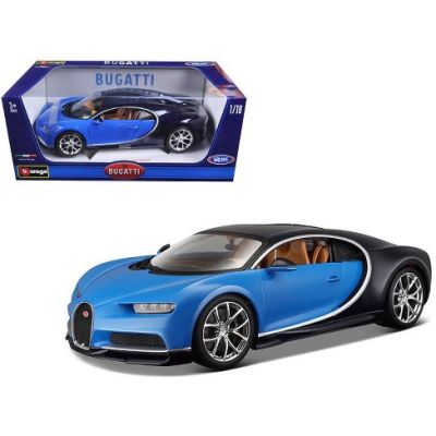 Колекционерска метална кола Bugatti Chiron 2016 Bburago 1:18