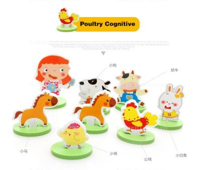 Дървен 3D PUZZLE щастливата ферма