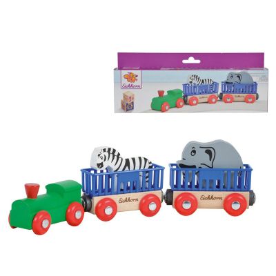 Дървено влакче с животни EICHHORN 100001351