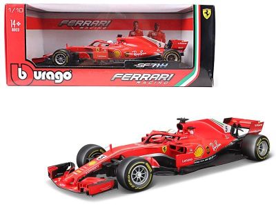 Метална колекционерска кола Formula 1 #5 Sebastian Vettel Ferrari F1 SF71H Bburago 1:18