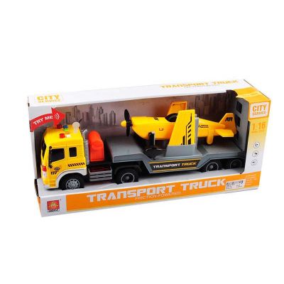 Музикален камион с ремърке и самолет