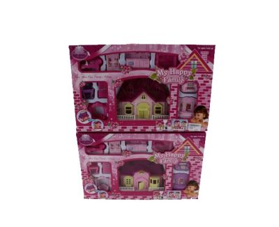 Мини къща за кукли с мебели 189