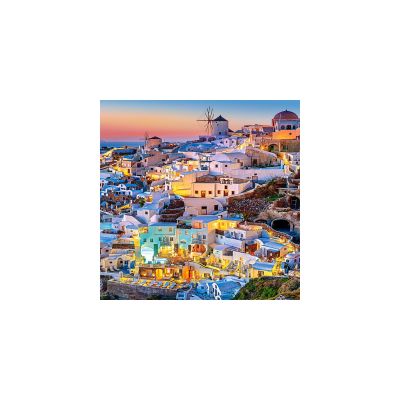 Пъзел Светлините на Санторини Castorland 1000 части 103522