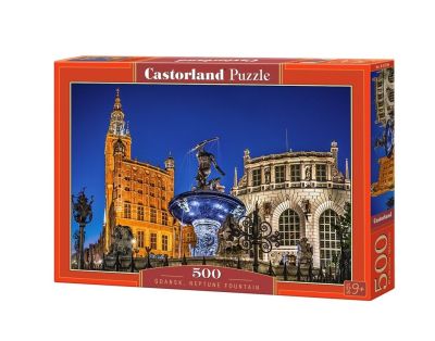 Пъзел Castorland 500 части Нептунов фонтан, Гданск