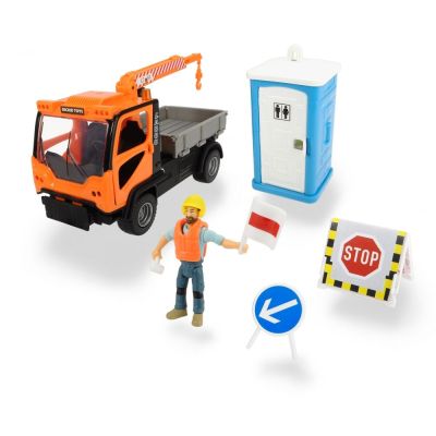 Камион с кран и Екотоалетна Playlife Dickie Toys 