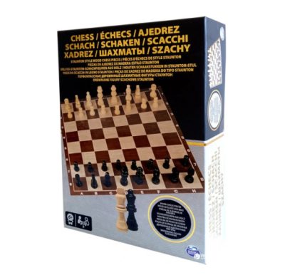 Класически дървен шах Spin Master Games Chess 6033313