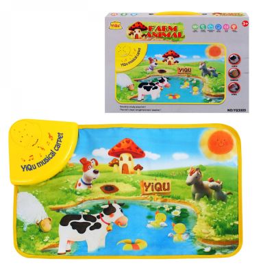 Музикално килимче със звуци на животни Animal 3009