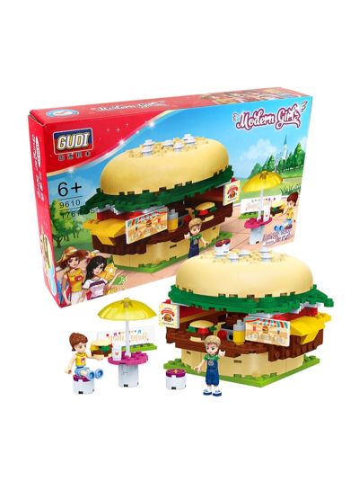 Конструктор магазин за бургери Modern Girl Gudi 9610