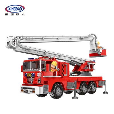 Конструктор пожарна кола със стълба XB-03029