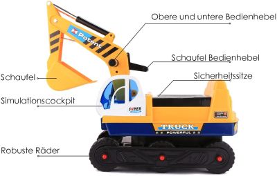 Детски багер за яздене 138
