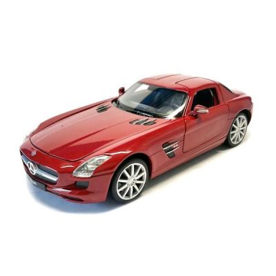 Метална количка Mercedes Benz SLS AMG Welly 1:24