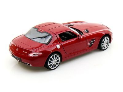 Метална количка Mercedes Benz SLS AMG Welly 1:24