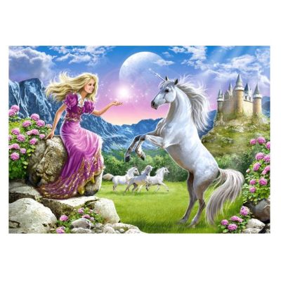 Детски пъзел Моят приятел еднорог Castorland 180 елемента B-018024