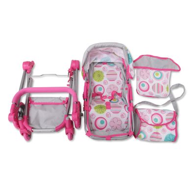 Детска количка за кукли Pink Rose 