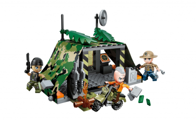 Конструктор Спасителен лагер за животни Qman Q1919-4